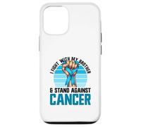 Je me Bats avec Mon frère et Je Lutte Contre Le Cancer, Le Cancer du côlon Coque pour iPhone 12/12 Pro