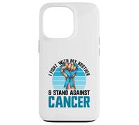 Je me Bats avec Mon frère et Je Lutte Contre Le Cancer, Le Cancer du côlon Coque pour iPhone 13 Pro