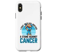 Je me Bats avec Mon frère et Je Lutte Contre Le Cancer, Le Cancer du côlon Coque pour iPhone X/XS