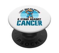 Je me Bats avec Mon frère et Je Lutte Contre Le Cancer, Le Cancer du côlon PopSockets PopGrip Adhésif