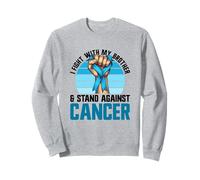Je me Bats avec Mon frère et Je Lutte Contre Le Cancer, Le Cancer du côlon Sweatshirt
