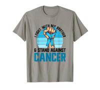 Je me Bats avec Mon frère et Je Lutte Contre Le Cancer, Le Cancer du côlon T-Shirt
