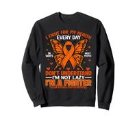 Je me Bats pour ma santé - Sensibilisation à la leucémie Sweatshirt
