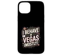 Je me comporte à Vegas : Vacances drôles à Las Vegas Coque pour iPhone 15 Plus