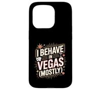 Je me comporte à Vegas : Vacances drôles à Las Vegas Coque pour iPhone 15 Pro