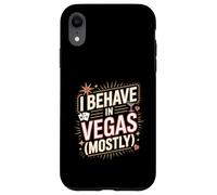 Je me comporte à Vegas : Vacances drôles à Las Vegas Coque pour iPhone XR