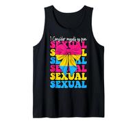 Je me considère comme un jeu de mots sexuel, drôle, pansexuel, pansexuel, Pan Pride Débardeur