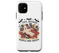 Je me déguise en chat parce que les gens sont effrayants Coque pour iPhone 11