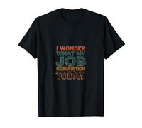 Je Me Demande Ce Que Dit Ma Description T-Shirt