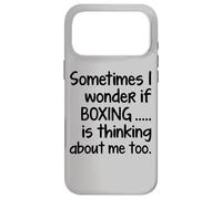 Je ME Demande SI Boxing Funny Design Boxer Fighter Coach Gear Coque pour iPhone 17 Pro Max