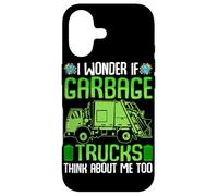 Je me Demande si Les camions à ordures pensent Aussi à Moi Coque pour iPhone 17