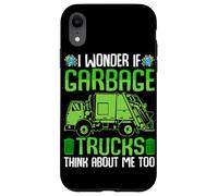 Je me Demande si Les camions à ordures pensent Aussi à Moi Coque pour iPhone XR