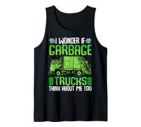 Je me Demande si Les camions à ordures pensent Aussi à Moi Débardeur