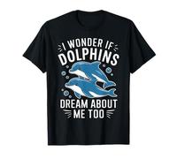 Je me Demande si Les Dauphins rêvent de Moi Aussi Sea Animal Zoo T-Shirt