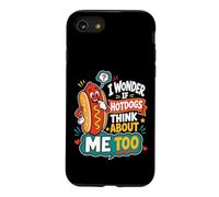Je me Demande si Les Hot-Dogs pensent Aussi à Moi Coque pour iPhone SE (2020) / 7/8