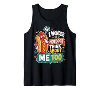 Je me Demande si Les Hot-Dogs pensent Aussi à Moi Débardeur