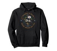 Je me Demande si Les Oiseaux pensent trop à Moi aux mésanges Traditionnelles Sweat à Capuche