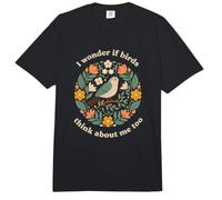 Je me Demande si Les Oiseaux pensent trop à Moi : l'observation des Oiseaux dans Le Jardin Comfort Colors Adult Heavyweight T-Shirt