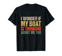 Je me Demande si Mon Bateau Pense Aussi à Moi T-Shirt