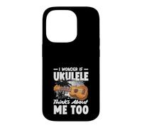 Je me Demande si Mon ukulélé Pense de Moi de façon trop drôle Coque pour iPhone 14 Pro