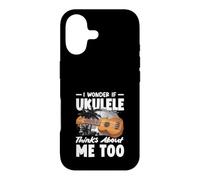 Je me Demande si Mon ukulélé Pense de Moi de façon trop drôle Coque pour iPhone 17