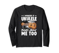 Je me Demande si Mon ukulélé Pense de Moi de façon trop drôle Manche Longue