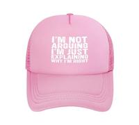 Je me Dispute, j'explique Juste Pourquoi J'Ai Raison. Casquette de Baseball Unisexe en Maille.