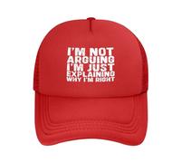 Je me Dispute, j'explique Juste Pourquoi J'Ai Raison. Casquette de Baseball Unisexe en Maille.