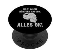 Je me Laisse x -Ray Tout ok crâne PopSockets PopGrip Adhésif