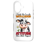 Je me lève Tous Les Jours avec Une Bonne Attitude, Puis des Idiots arrivent Coque pour iPhone 17