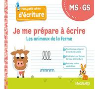 Je me prépare à écrire MS-GS, Les animaux de la ferme (2022) - Cahier