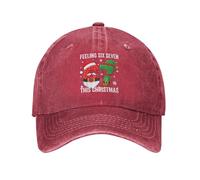 Je me Sens comme chez Moi ! Ce Chapeau de Noël Amusant 6 7 Noël Six Seven Casquette en Jean délavé