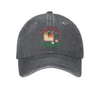 Je me Sens comme chez Moi ! Ce Chapeau de Noël Amusant 6 7 Noël Six Seven Casquette en Jean délavé