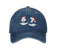 Je me Sens comme chez Moi ! Ce Chapeau de Noël Amusant 6 7 Noël Six Seven Casquette en Jean délavé