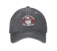 Je me Sens comme chez Moi ! Ce Chapeau de Noël Amusant 6 7 Noël Six Seven Casquette en Jean délavé