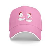 Je me Sens comme Une Femme de 67 Ans. Ce Chapeau de Noël est drôle et Original. Casquette de Baseball Six Seven.