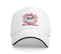 Je me Sens comme Une Femme de 67 Ans. Ce Chapeau de Noël est drôle et Original. Casquette de Baseball Six Seven.