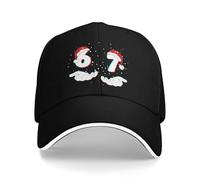 Je me Sens comme Une Femme de 67 Ans. Ce Chapeau de Noël est drôle et Original. Casquette de Baseball Six Seven.