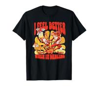 Je me Sens Mieux Quand Je Danse Citation de Danse rétro T-Shirt