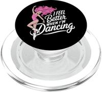 Je me Sens Mieux Quand Je Danse Mignonne PopSockets PopGrip pour MagSafe