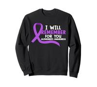 Je me souviendrai pour Vous de la Sensibilisation à la maladie d'Alzheimer Sweatshirt