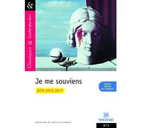 Je me souviens, BTS 2015-2017 - Classiques et Contemporains