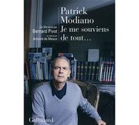 Patrick Modiano – Je me souviens de tout... – Gallimard – Livre CD (Textes lus)