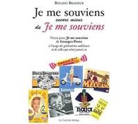 Je me souviens encore mieux de je me souviens