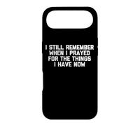 Je me Souviens Encore Quand J'Ai prié pour Les Choses Que J'Ai Maintenant Coque pour iPhone Air