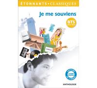 Je me souviens Programme BTS 2016-2017 - Collectif - Flammarion - Poche - Scolaire / Universitaire