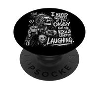Je me suis demandé si j'allais Bien et Nous Avons Tous Les Deux commencé à Rire bizarrement PopSockets PopGrip Adhésif