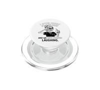 Je me suis demandé si j'allais Bien Skeleton Iced Coffee Lover PopSockets PopGrip pour MagSafe