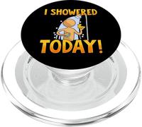 Je me suis douché Aujourd'hui drôle PopSockets PopGrip pour MagSafe