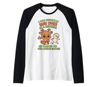 Je me suis Fait écraser par Un Renne Noël, Alors excusez-Moi, Funny Xmas Manche Raglan